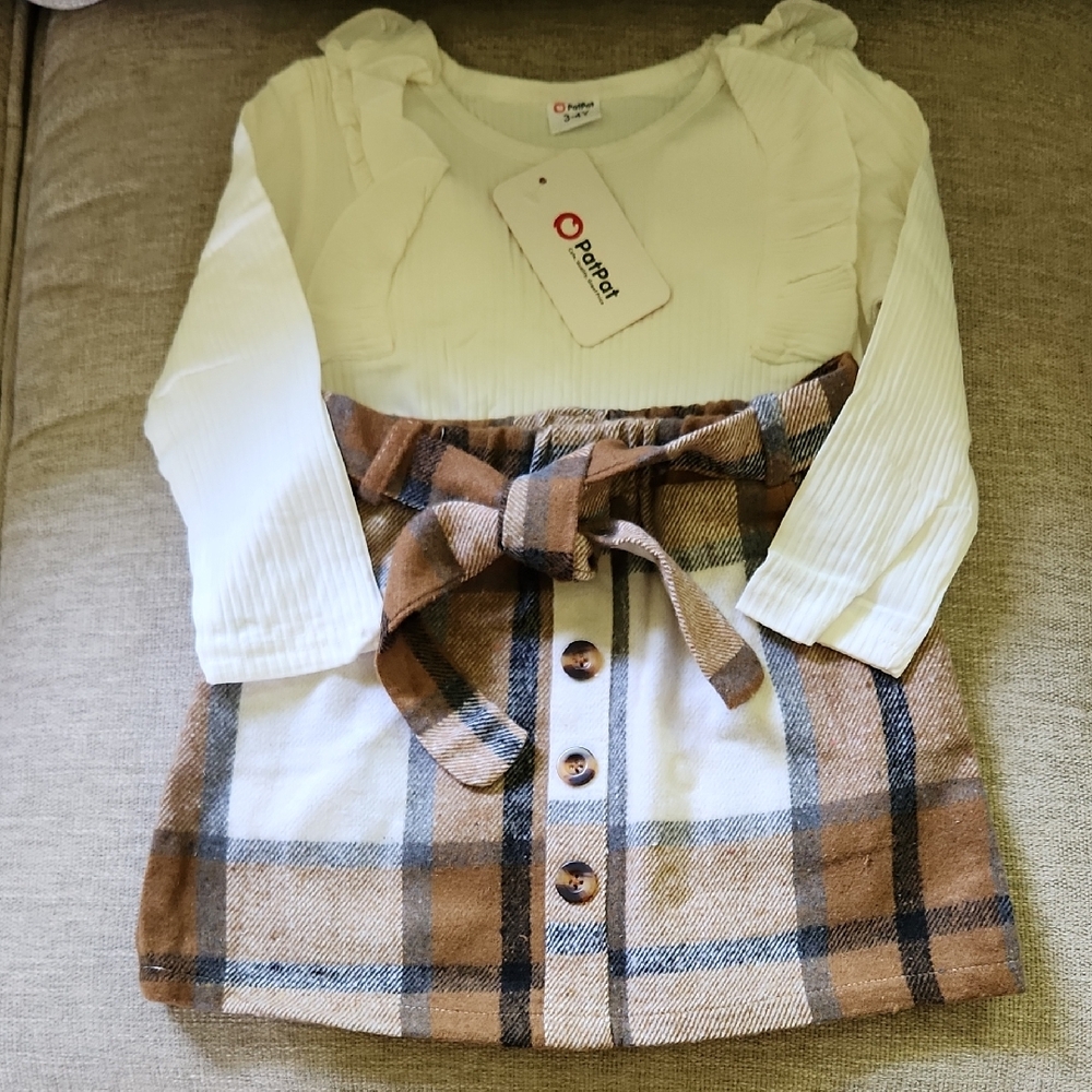 NWT Girls 3-4 Yr. 3 Piece Set By PatPat